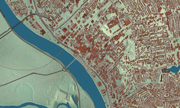 Beautifully Detailed Map of Springfield, Massachusetts