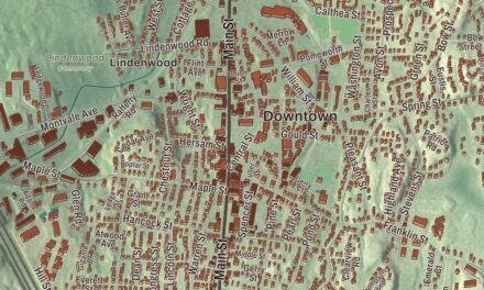 Beautifully Detailed Map of Stoneham, Massachusetts