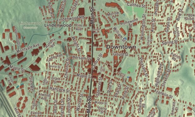 Beautifully Detailed Map of Stoneham, Massachusetts