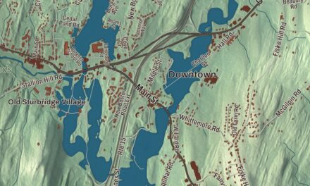 Beautifully Detailed Map of Sturbridge, Massachusetts