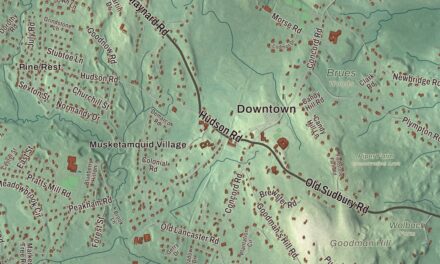 Beautifully Detailed Map of Sudbury, Massachusetts