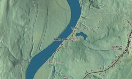 Beautifully Detailed Map of Sunderland, Massachusetts