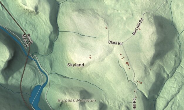 Beautifully Detailed Map of Tolland, Massachusetts