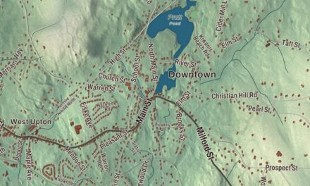 Beautifully Detailed Map of Upton, Massachusetts