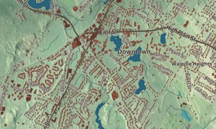Beautifully Detailed Map of Walpole, Massachusetts