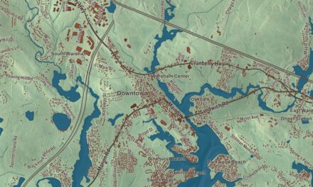 Beautifully Detailed Map of Wareham, Massachusetts