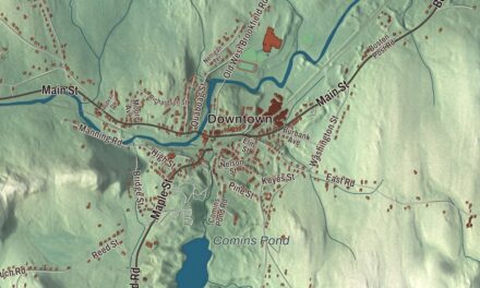 Beautifully Detailed Map of Warren, Massachusetts