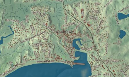 Beautifully Detailed Map of Wellfleet, Massachusetts