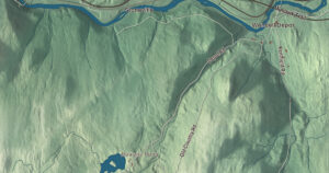 Close-up of the Wendell, Massachusetts aerial map