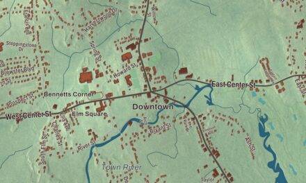 Beautifully Detailed Map of West Bridgewater, Massachusetts
