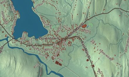 Beautifully Detailed Map of West Brookfield, Massachusetts
