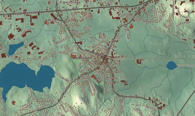 Beautifully Detailed Map of Westborough, Massachusetts