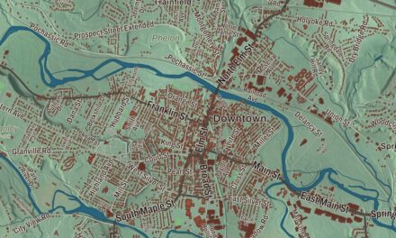 Beautifully Detailed Map of Westfield, Massachusetts