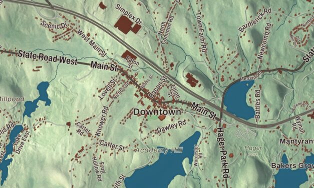 Beautifully Detailed Map of Westminster, Massachusetts