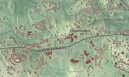 Beautifully Detailed Map of Weston, Massachusetts