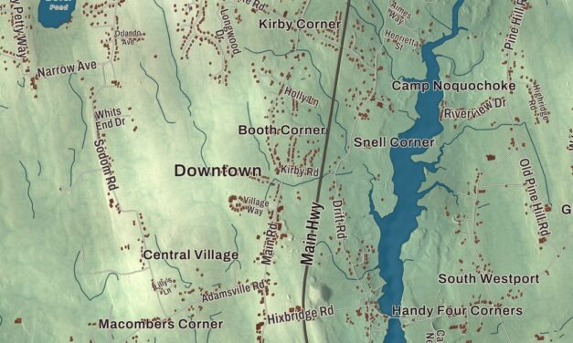 Beautifully Detailed Map of Westport, Massachusetts