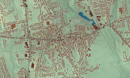 Beautifully Detailed Map of Whitman, Massachusetts