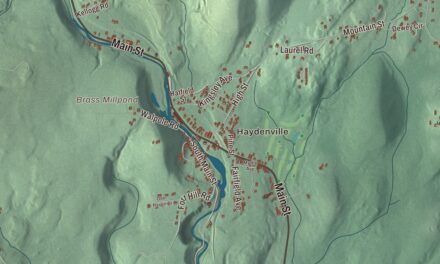 Beautifully Detailed Map of Williamsburg, Massachusetts