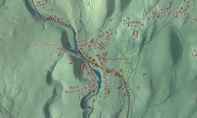 Beautifully Detailed Map of Williamsburg, Massachusetts