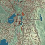 Beautifully Detailed Map of Winchester, Massachusetts