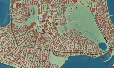 Beautifully Detailed Map of Winthrop, Massachusetts