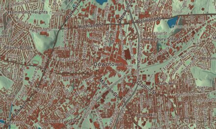 Beautifully Detailed Map of Worcester, Massachusetts