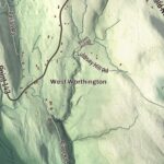 Beautifully Detailed Map of Worthington, Massachusetts
