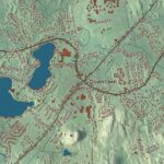 Beautifully Detailed Map of Wrentham, Massachusetts