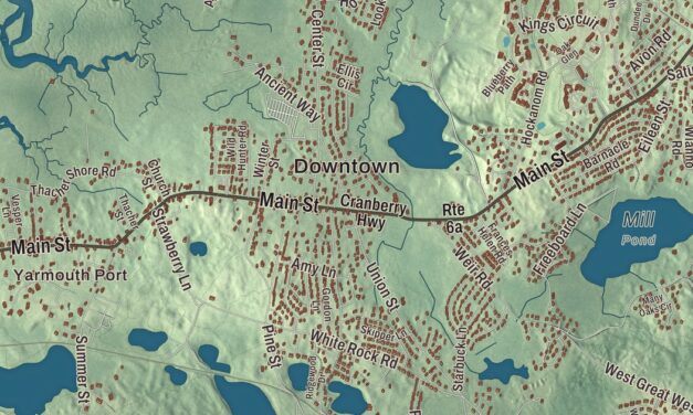 Beautifully Detailed Map of Yarmouth, Massachusetts