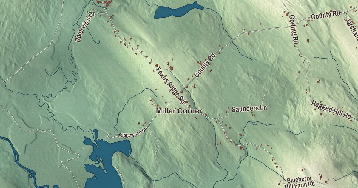Map of Acton, Maine