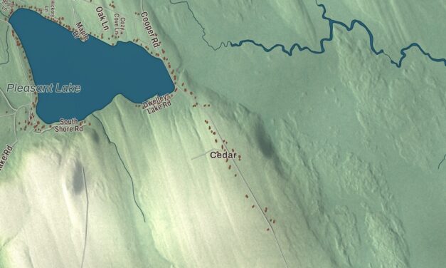 Map of Alexander, Maine