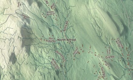 Map of Alfred, Maine