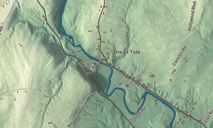 Map of Alna, Maine