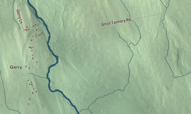 Map of Alton, Maine