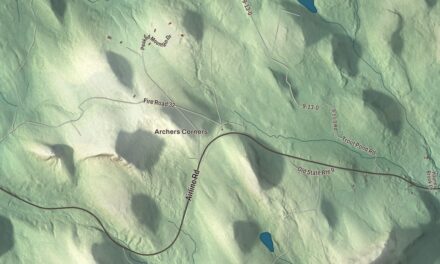 Map of Amherst, Maine