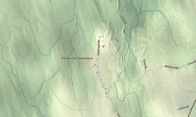Map of Amity, Maine