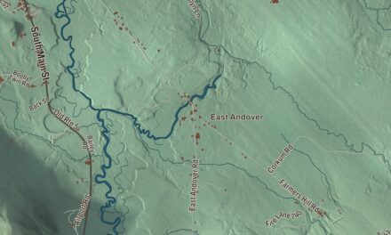 Map of Andover, Maine