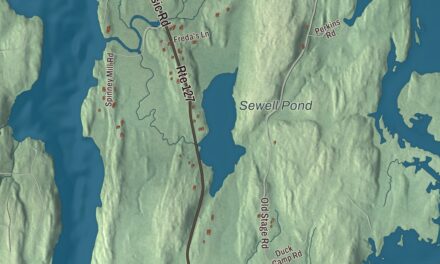 Map of Arrowsic, Maine