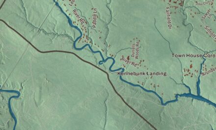 Map of Arundel, Maine