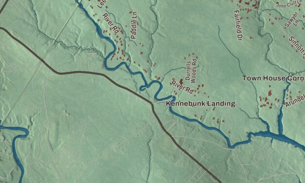 Map of Arundel, Maine