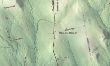 Map of Athens, Maine
