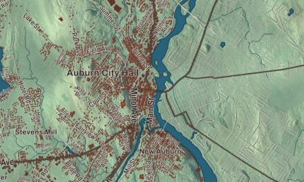 Map of Auburn, Maine