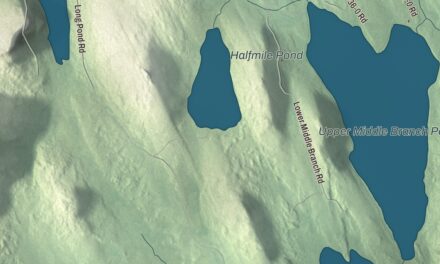 Map of Aurora, Maine