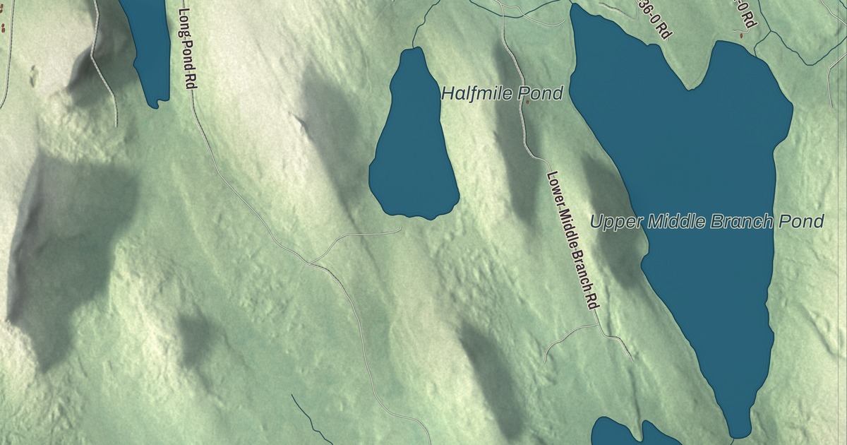 Map of Aurora, Maine