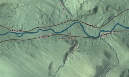 Map of Avon, Maine