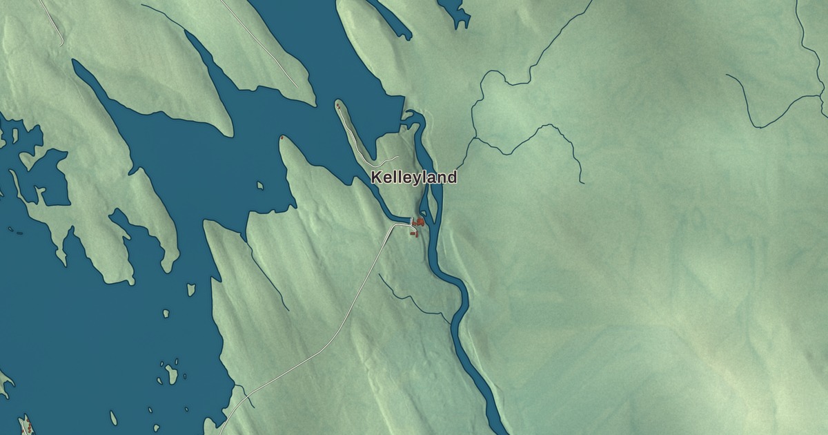 Map of Baileyville, Maine
