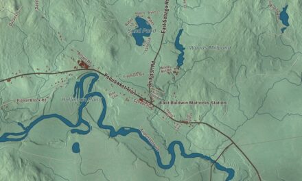 Map of Baldwin, Maine