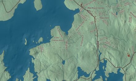 Map of Bar Harbor, Maine