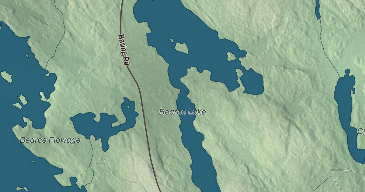Map of Baring, Maine