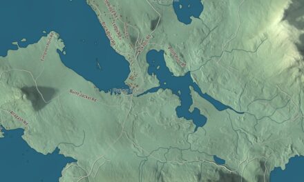 Map of Beaver Cove, Maine